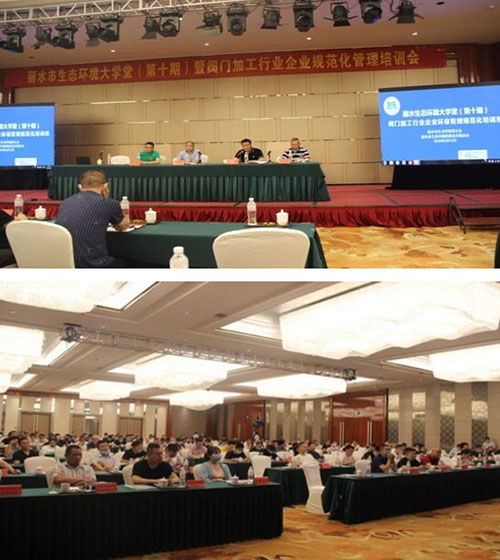 縣環(huán)保局成功舉辦全市生態(tài)環(huán)境大學堂第十期暨閥門加工行業(yè)企業(yè)管理技術培訓